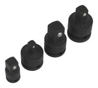 Loops 4 PACK - IMPACT Socket Adapter Size Converter Set - Imperial Square Drive Nut Loops Multicolor