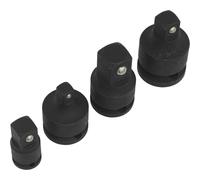 4 PACK - IMPACT Socket Adapter Size Converter Set - Imperial Square Drive Nut