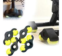 4 Pack Indoor Cycling Snap Rocker Feet Adapters with 8 Pack Tennis Balls,Portable Rocker Plate Bike Trainer for Wahoo Kickr Core,Smart Bike Trainers&Accessories for Wahoo Kickr Core Workout Equipment