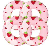 4 Pack Inflatable Pool Float for Adult,Pool Inner Tubes -32 inch Premium Swim Ring Pool Tubes Vinyl Flotation Pool Floats for The Beach, Party, Vacation, Pool Party
