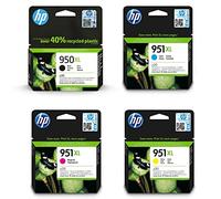 4 Pack Ink Cartridges Replacement for HP 950XL 951XL Compatible with HP Officejet Pro 8610 8620 8600 8600 plus 8100 8630 8640 8660 8615 8625 251dw 271dw