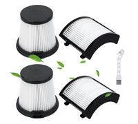 4 Pack IW3612EUT IW3510UK Filter Replacement Compatible with Shark Detect Pro IW3611UKT, IW1511UK, IW3612EUT, IW3612EU, IW3511, IW3120 Cordless Stick Vacuum, 2 HEPA Back Filters & 2 Pre-filters