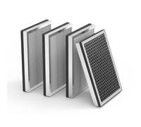 4 Pack JF260 Replacement Filter Compatible with JF260 Air Purifier, 3-in-1 Filtration System H13 True HEPA Filter and Activated Carbon Filter, Part # JF260-RF,Silver