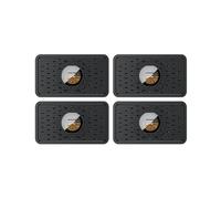 (4 Pack) JJC Reusable Desiccant Silica Gel Canister with Type-C Port & Smart Control for Easy Regeneration, Moisture Absorber Dehumidifier Fits Camera Lens Filters Electronics Toolboxes Closet, Black