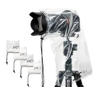4 Pack JJC Waterproof Camera Rain Cover for Mirrorless and DSLR Cameras