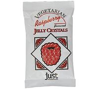 (4 PACK) - Just Wholefoods - Raspberry Jelly Crystals | 85g | 4 PACK BUNDLE