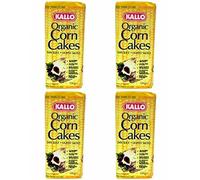 (4 PACK) - Kallo - Organic Corn Cakes | 130g | 4 PACK BUNDLE