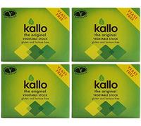 (4 PACK) - Kallo - Vegetable Stock Cubes Y Free | 60g | 4 PACK BUNDLE