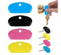 4 Pack Key Turner Aid, Ergonomic Key Holder for Arthritis, Parkinson’s, Weak Hands, Easy Grip Lightweight Click-On Key Wing for Easy Turning, Key Turner Suitable for Flat Keys