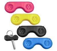 4 Pack Key Turner Aid, Ergonomic Key Holder for People with Arthritis, Easy Grip Keys Turner Aid for Parkinson’s, Disability, Comfortable and Easy Grip for Weak Hands, Lightweight, Click-On Design, 4