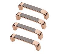 4 Pack Kitchen Cabinet Handle,Modern Curved Cabinet Handle,Door Kitchen Door Knobs,Drawer Cupboard Pulls Bedroom Furniture
