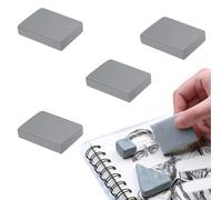 4 Pack Kneaded Eraser, Putty Rubber for Artists, Gey, Kneadable Erasers for Artists Drawing, Sketches