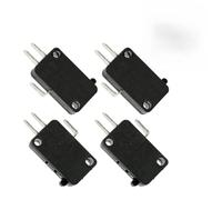 4 Pack KW7-0 Micro Contact Switch, Microwave Push Button Compatible with Air Fryer XL, Power XL, Vortex, Microswitches for Microwave Oven & Induction Cooker, Normally Open, 16A 125V-250V 2