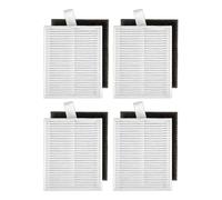 (4 Pack) L60 L50 HEPA Filters Compatible with Eufy L60, L60 Hybrid, L60 SES, L50 SES, L50 Series Robot Vacuum, HEPA Filter Kit, Replacement Parts, with Foam Filter 4 Sets