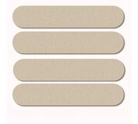 4 Pack Large Felt Pin Board Bar Strips,9mm Thick Felt Bulletin Board for School Office Home Decor,Self-Adhesive Corkboard with 30 Pushpin,No Damage Wall (Dark Camel,15×120cm-4pcs)