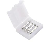 4 Pack Led Corner Connector - Easily Connect and Extend Your Light Strips - Perfect for 5050/3528 SMD RGB 4 Conductor - Hassle-Free Installation (5 Pcs Set)