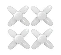 4 Pack LED Garage Lights, Screw in Garage Ceiling Lighting 2800LM, 28W E26 / E27 Daylight Lamp with 4+1 Adjustable Panels for, Workshop, Warehouse, Utility Room, Barn, Shop, Basement LED