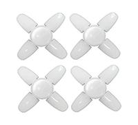 4 Pack LED Garage Lights, Screw in Garage Ceiling Lighting 2800LM, 28W E26 / E27 Daylight Lamp with 4+1 Adjustable Panels for, Workshop, Warehouse, Barn, Basement, Light Bulb