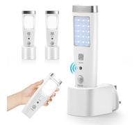 4 Pack LED Night Light Plug in Wall,4 Function Motion Sensor Night Light with Rechargeable Plug Base,Power Failure Light and Torch,Emergency Plug in Lights for Hallway,Stair,Bedroom