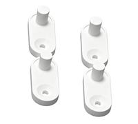 4 Pack Lightweight Chargers Wall Organizer Bracket Easy Installation Without Tool, Keeps Workbench Tidy Secure Wall Holders for Chargers