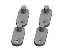 4 Pack Lightweight Chargers Wall Organizer Bracket Easy Installation Without Tool, Keeps Workbench Tidy Secure Wall Holders for Chargers