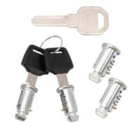 4 Pack Lock Rack Cores for Thule, Key Cylinder Bike Rack Roof Rack Locks | Includes 4 lock cylinders, 2 keys, quick installation, durable zinc alloy construction, smooth locking reliable anti-rust pe