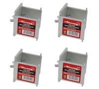 4 Pack Long Sided Dori Block Bricklaying Clamp with Lock Bolt for Use with 40MM | 50MM Profile Pole - CT5594