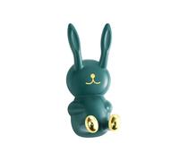 4-Pack Luxury Bunny Cable & Plug Holder - Cute Adhesive Cord Organizer Hook for Socket Plugs, Toothbrush, Headphones, Keys | No-Drill Wall Mount, Bathroom/Kitchen/Desk D écor, Strong VHB Glue
