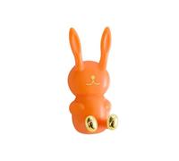 4-Pack Luxury Bunny Cable & Plug Holder - Cute Adhesive Cord Organizer Hook for Socket Plugs, Toothbrush, Headphones, Keys | No-Drill Wall Mount, Bathroom/Kitchen/Desk D écor, Strong VHB Glue