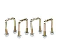 4 Pack M10 40mm x 70mm U-Bolt N-Bolt for Trailers with Nuts HIGH TENSILE