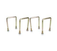 4 Pack M10 70mm x 100mm U-Bolt N-Bolt for Trailers with Nuts HIGH TENSILE