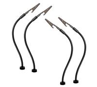 4 Pack Magnetic Helping Hands Soldering,Flexible Gooseneck Metal Arms for Automobile Electronics Soldering Jewelry, Painting Art Crafts Hobby with Adjustable Alligator Clips