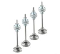 4 Pack Magnetic PCB Board Holder Set with Adjustable Clamp Thickness 10-40mm for Welding Repair and Crafting, Silver Metal Pin Clip Groove Bracket