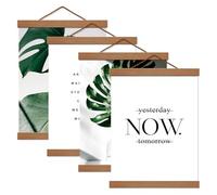4 Pack Magnetic Picture Frames - 8x10 8x12 8x18 Poster Frame Hanger for Photo Picutre Canvas Artwork Art Print Wall Hanging