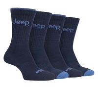 Jeep - Mens Performance Boot Socks 4 Pack Breathable Hiking Socks