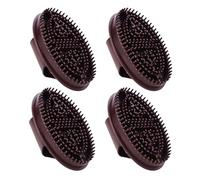 4 Pack Meridian Brush, Massage Brush, Wooden Cushion Meridian Massage Brushes, Relieve Muscle Fatigues Body Massages Brushes for Back Legs Arms, Relax Relieving Stress Meridians Tool