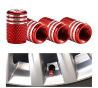 4 Pack Metal Alloy Tyre Valve Caps - Union Jack Laser Engraved Dust Caps