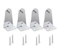 4 Pack Metal Blind Hold Down Brackets for Horizontal Window Blinds