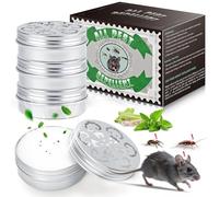 4 Pack Mice Repellent Indoor - Natural Mouse Rodent Deterrent Cream Peppermint Oil Mouse Spider Roach Ant Away, Pest Repellent Repellant Solution for House Garage Patio Attic, Family & Pet Safe
