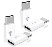 4 Pack Micro USB to USB C Adapter, Micro-USB Female to USB-C Male OTG Adapter Compatible with Samsung Galaxy S10 S9 S8 Plus Note 9 8, MacBook, LG V30 G5 G6, Moto Z2 Play Type-C Phones, Tablets