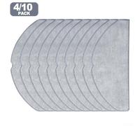 4 Pack Microfiber Mop Cloths Compatible with For ILIFE A30 Pro Robot Vacuum Cleaner Maintenance Essentials for Clean Floors (10 PACK)
