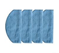 4-Pack Microfiber Mop Cloths Replacement for uninell UR1 Robot Vacuum Cleaner, Sturdy Washable Mopping Pads for Pet Hair and Hard Floors(4 PACK)