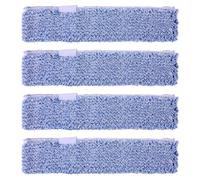 4 Pack Microfiber Window Cleaning Refill Replacement, 14" Reusable & Washable Squeegee Cloth Sleeve Compatible with MR.SIGA Window Glass Cleaning Tools Home and Office