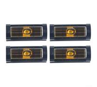 4-Pack Mini Magnetic Level with Magnetic Base for Refrigerators, Televisions and Metal Objects, 37 x 16 x 15 mm Portable Leveling Tool(Yellow)