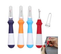 4 Pack Multicolor Seam Ripper Unpicker Sewing Tool Stitch Unpicker with Ergonomic Handle, Sharp Seam Ripper Sewing Thread Removers for Quick Unpick Sewing Crafting Removing Threads