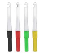4-Pack Multimeter Probes with Replaceable Needles and 4mm Banana Plugs for HVAC, Electrical and Vehicle Testing