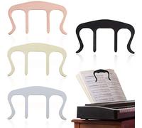 4 Pack Music Book Clip, Music Page Holder Clips Metal Music Sheet Holder for Piano Sheet Keyboard Outdoor Playing