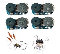 4 Pack New 20 Sounds Annoyatron Noise Maker Prank, Prank Noise Maker Hidden, Beeping Several Months, Office Pranks for Coworkers, Devices to Annoy Neighbors, Funny Office Pranks for Adults (Blue)
