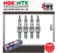 4 Pack NEW GENUINE NGK IRIDIUM IX SPARK PLUGS DCR8EIX Stock No. 3606 Trade Price