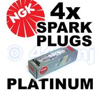 4 Pack NEW GENUINE NGK Platinum SPARK PLUGS BKR6EQUP Stock No. 3199 Trade Price